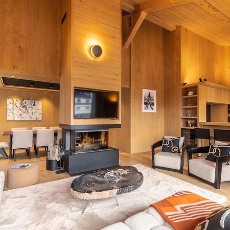 Ecrin Blanc - Appartement Haut De Gamme - Balcon Avec Vue - Centre De Megève Esterno foto
