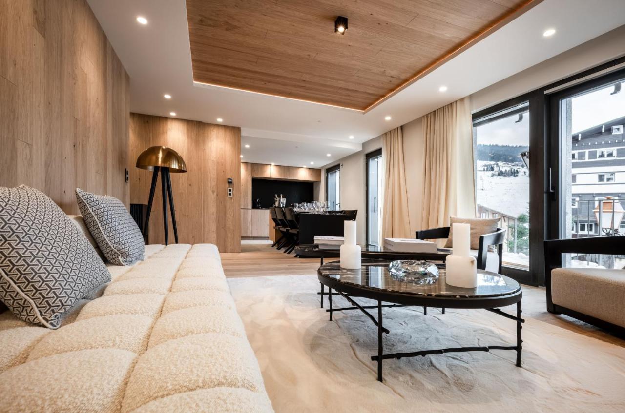 Ecrin Blanc - Appartement Haut De Gamme - Balcon Avec Vue - Centre De Megève Esterno foto